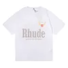 Briefdruck, trendige Marke, Herren-Designer-T-Shirt, High Street, trendige Marke, Grafik-T-Shirt, lose Tops, lässiges Streetwear-Shirt, 100 % Baumwolle, übergroße S-2XL