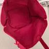 Moda grande capacidade saco de compras vermelho um ombro sacos de armazenamento de lona portátil itens populares para mulheres presentes vip favoritos em europeus e americanos