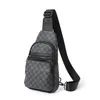 Fashion Man Messenger Bags Plaid Men Bags Shoulder Crossbody PU Leather Sling Bag For Male Black Single Women Backpack for girls b2236