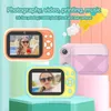 Fotocamere giocattolo divertenti per bambini Mini doppia lente 1080P HD stampa termica per bambini Fotocamera digitale Po Stampa video 230918