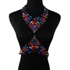 Miwens 2020 New Fashion Crystal 11 Colors Big Long Body Chain Necklace Charm Lady Women Handmade 고품질 보석 파티 A525179r
