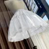 Jupes Tutu jupe femmes Style japonais Cosplay Lolita Kawaii dentelle ourlet point Crinoline sous-jupe cerceau jupon