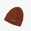 Gorros de invierno Unisex, gorros tejidos de diseñador sólidos y cálidos, gorros de Hip Hop para otoño, gorros para mujer y hombre