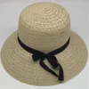 Chapeaux à large bord Chapeau de soleil d'été Floppy Beach Casquette de voyage Femme Paille Pliable Dames