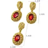 Necklace Earrings Set Pendants African Dubai Gold For Women Items To Nigeria Luxury Quality Wedding Party Gift