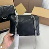 roze zwaluw schoudertassen dames ketting luxe crossbody portemonnee designer tassen vierkante tas damesontwerper hoogwaardige lederen handtassen voor mobiele telefoons 230915