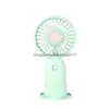 Other Home Garden Handheld Small Fan Usb Rechargeable Student Dormitory Desktop Lovely Contrast Color Outdoor Portable Mini Drop De Dhevz