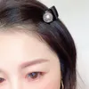 ヘアクリップ韓国ピンレトロボウラインストーンパールクリップシンプルな気質スクエアミニクローヘアピン女性の女の子のためのヘアピン