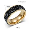 Bandringe 316L Edelstahl Iced Out für Frauen Bling Kristall Luxus Coole Finger Herren Paar Modeschmuck BK Drop Lieferung Ring Dhgp9