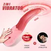 Kadınlar için dil yalama vibratör klitoral stimülatör klitoris seks yetişkin 18 şarj edilebilir meme mastürbatör