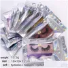 Faux cils Extensions de cils faits à la main faux cils volumineux pour le maquillage des yeux cosmétiques naturel long vison vendeur en gros 25mm 3D Dhsrh