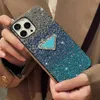 Bling Glitter Phone Cases For iPhone 15 Pro Max Case Fashion Designer Rhinestone Diamond Back Cover 13 14 Pro Max 14 12 11 13Promax Protector Shell Triangle P