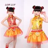 Stage Wear Children'ın Performans Kostümleri Çin Rüzgar Dövüş Sanatları Giyim Anaokulu Drum Dans Elbisesi