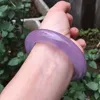 Bijoux en Agate naturelle, calcédoine violette, Bracelet de 54 à 64mm, bijoux de princesse élégants, meilleur cadeau