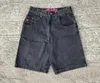 Pantalones cortos para hombres Pantalones cortos JNCO Y2K Hip Hop Estampado gráfico Baggy Denim Gym Shorts Hombres Mujeres 2023 Verano Nuevo Harajuku Gothic Men Shorts de baloncesto T230919