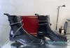 2023 laarzen Zwart leren dames lage hak Martin Boots zware luxe designermerken