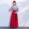Stage Wear Chinese Traditional Ancient Costume For Women Fairy Dresses Dance Elegant Princess Outfit Tops Dress