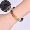 Strang 2023 Acht Planeten Sonnensystem Einstellbare Perlen Handgemachte Armband Naturstein Yoga Armbänder Für Frauen Männer Schmuck