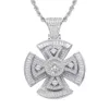 New revolving Cross Pendant with zircon and hiphop