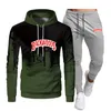 Sweats à capuche pour hommes Sweatshirts Mode Survêtement pour hommes Backwood Print Ensembles de vêtements de sport Pantalons à capuche Hiver Polaire Survêtements à capuche Pulls à capuche pour hommes Streetwear 230919