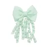 Hair Accessories Bowknot Hairpin Tassels Does Not Hurt The Bow Knot Clip Fastener Manual Fringed