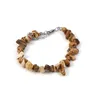 Strand Natural Boho Gravel Beads Bracelet For Women Men Tiger Eye White Jade Lapis Lazuli Opal Jewelry Agate 16 5cm Adjustable