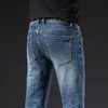 New JEANS chino Pants pant Men's trousers FFicon Stretch Autumn winter close-fitting jeans cotton slacks washed straight business casual Q9561-9