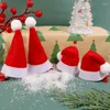 Hair Accessories Cute Christmas Clips Lovely Santa's Hat Hairpin Cosplay Props Headwear Party Ornament Children's