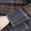 Mezclas de lana para hombres Abrigo de otoño e invierno Abrigo de lana de lana para mujer 2023 Madres de mediana edad usan gabardina de algodón Mujer Plaid Outwear Mujer L230919