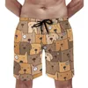 Short d'été pour hommes, imprimé chien, sport, Design animal, plage, rétro, séchage rapide, maillot de bain, grande taille