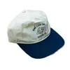 Bola bonés 22ss carta vintage logotipo branco azul contraste chapéu moda simples ao ar livre boné de beisebol casal casual sol