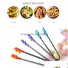 Bar Tools Cute Creative Small Sile Clip Non Slip Stainless Steel Mini Food Ice Square Suger Bbq Tongs Clips Kitchen Supplies Drop De Dho9K