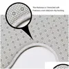 Tips Lavender Hope Printed Waterproof Bath Shower Curtain Set Non-Slip Carpet Mat Floor Toilet Er Home Bathroom Bathmat Rug1 Drop De Otf7A