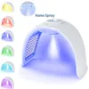 Strumenti di pulizia Accessori IR Vicino alla luce infrarossa Mini Spa Maschera PDT Spruzzo freddo Pon Idratante LED Maschera Ringiovanimento della pelle Dispositivo di bellezza Strumento PDT 230918