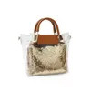 Transparent bead women's bag 2020 new PVC Sequin mother and son portable one shoulder diagonal span 230919