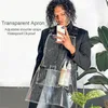 Tabliers de coiffeur transparents avec poche, tendance, idées cadeaux pour coiffeur, accessoires Nail Tech 220919334k