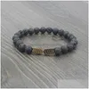 Beaded Update Colorf Arrow Strand Bracelet Lava Stone Essential Oil Diffuser Bracelets Women Mens Fashion Jewelry Drop Delivery Dhzgo