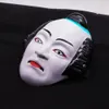 Party Masks Halloween Prajna Mask Japanese Cosplay Classical Kabuki Face Cover Performance Drama för 230919