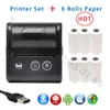 Printers Accessories Wireless Mini Thermal Printers Portable Receipt Printer Thermal BT 58mm Mobile Phone Android POS PC Pocket Bill Makers Impresora 230918