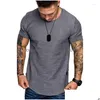 Męskie koszulki męskie koszule 2023 zniżka lato bambus bawełniany krótki rękaw okrągła szyja koszulka upuszcza odzież koszulki dhiph