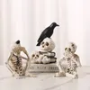 Objets décoratifs Figurines Elf Bar Bone Décoration de la maison Squelette Cadeau Accessoires de bureau Sculptures et pour intérieur Halloween Décor Artisanat Jardin 230919