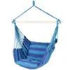 Hammock Hanging Rope Chair Porch Swing Seat Patio Camping Portable Blue Stripe304L