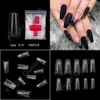 False Nails 100Pcs Ballerina Stiletto Coff Acrylic Nail Tips Full Half Cover Coffin Fake UV Gel Manicure Art 230918