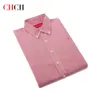 Herren Freizeithemden CHCH Fashion Classic Solid Shirt Business Büro Baumwolle 230919