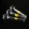 En gros 4 pouces Mini Pipe à fumer Sourire Logo Pyrex Verre Brûleur À Huile Tuyau Droit Tube En Verre Tuyau À Main Dab Rigs Bubbler Pipes 20g SW15 PW X C