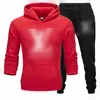 2024 Chándal para hombre Chándal de diseño de lujo Conjunto de 2 piezas Sudaderas con capucha casuales Sudadera Pantalones de chándal Traje Adolescentes Deportes S-3XL Ropa Ropa deportiva impresa Marca