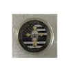 5 stk/set Dunne Blauwe Lijn Politie Souvenir Munt Politieagent Gebed Vredestichter Munt Amerikaanse Vlag Vergulde Herdenkingsmunt Uitdaging Coin.cx