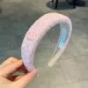 Mode kvinnor brev hårband hårnål huvud hoop knut hår designer pannband mode damer hår tillbehör huvud wrap vit rosa svart