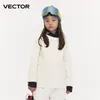 Skiing Suits VECTOR Children Solid Color Hoodies Fleece Warm Sweatshirt Fashion Streetwear Casual Loose Breathable Pullovers Brand Hoody 230919