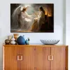 Плакат «Ангел Гавриил сказал Святой Марии», картина, печать на холсте для декора стен церковной комнаты